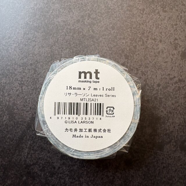 Lisa Larson×mt⋆༶⠜リサラーソン Leaves Series マスキングテープ