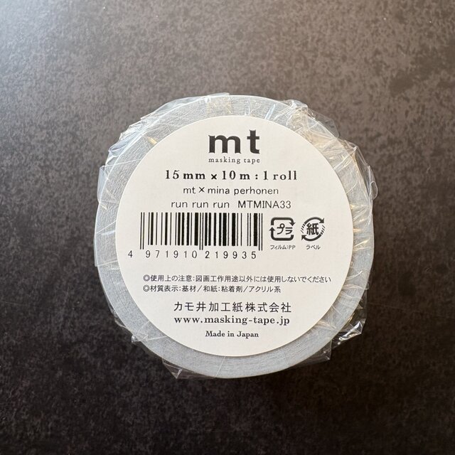 minä perhonen×mt⋆༶ ミナペルホネン run run run マスキングテープ