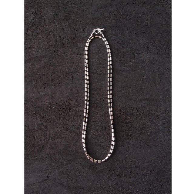 SV】Hematite × Black Spinel Necklace／ヘマタイト ロングネックレス
