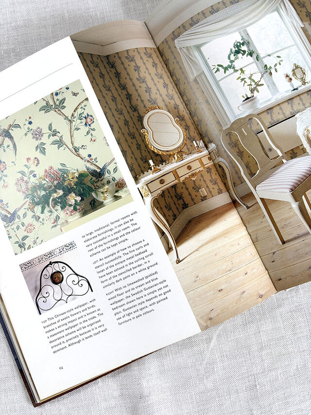 フランス古本 インテリア ローラ・アシュレーLAURA ASHLEY ウォール