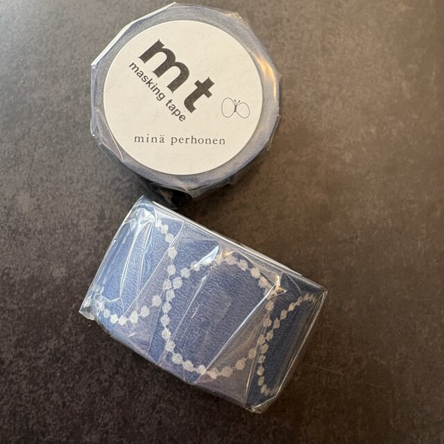 minä perhonen×mt⋆༶ ミナペルホネン tambourine petit・navy