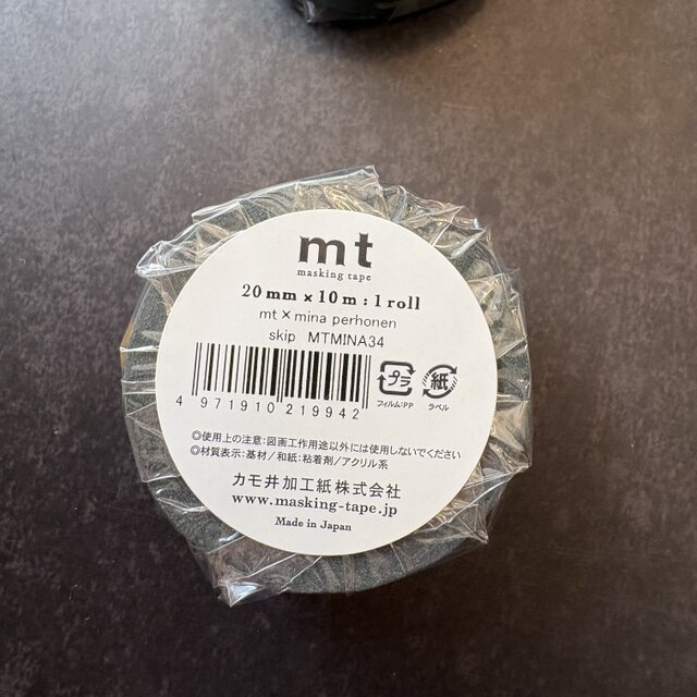 minä perhonen×mt⋆༶ ミナペルホネン skip マスキングテープ | iichi