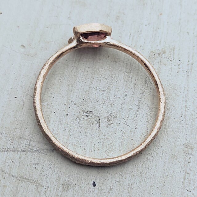 指輪・リング k10- rose sweet - Pink Spinel Ring Pink Spinel＊K10 ring | iichi 日々の暮らしを心地よくする
