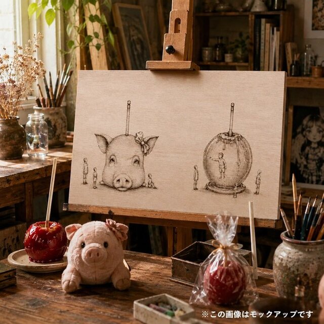 見え方の話【OUTLET】｜木製レーザー彫刻アート | iichi 日々の暮らし