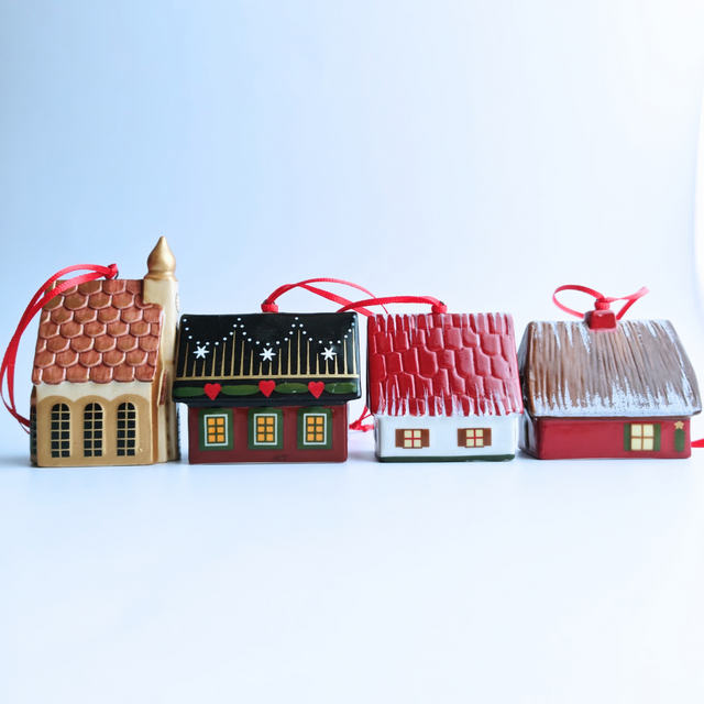 ビレロイ＆ボッホVilleroy & Boch陶器製キャンドルハウス お菓子の家 Villeroy & Boch ｜ Houses ビレロイ＆ボッホ クリスマス オーナメント