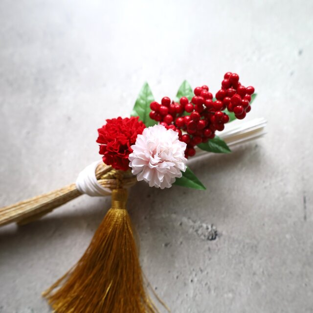 早割/ 華やぎを彩る結い水引き飾り❁南天/ 水引き飾り 縁起物 お正月