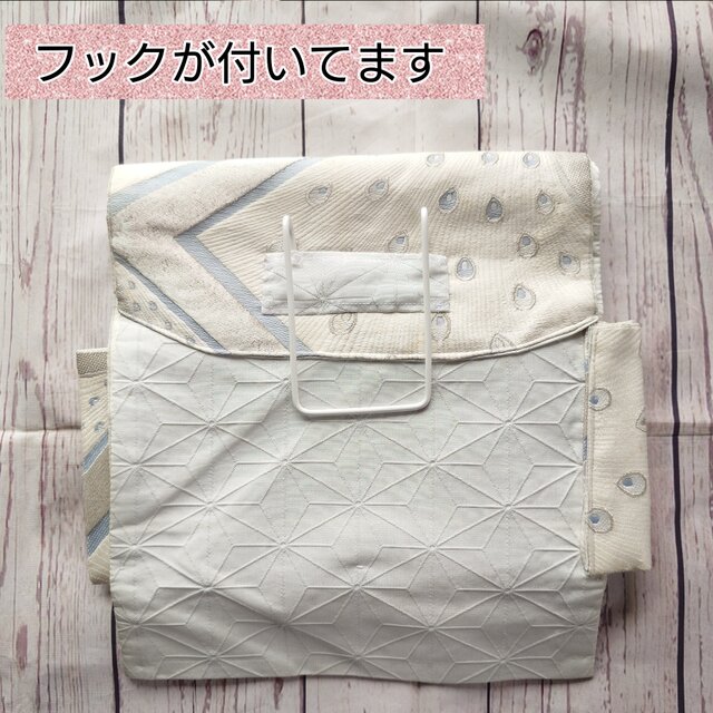 ob250 フック付き ワンタッチ二部式作り帯 二重太鼓結び 袋帯