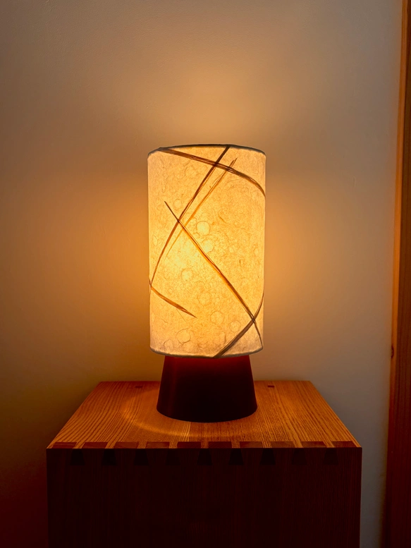 和紙ランプ Handmade Washi Lampshade “RIN(凛)” – 和紙/ランプシェード/テーブル