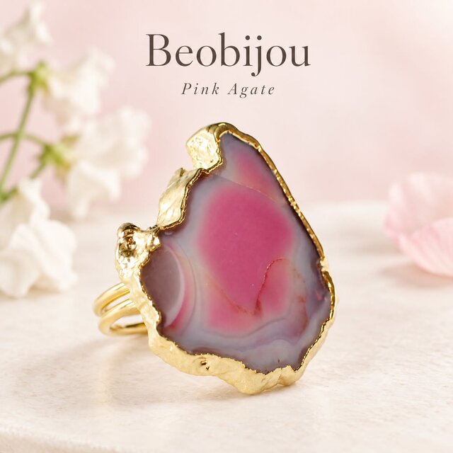 ＊あきち様お取置き5/14＊ルチルクォーツ　アイオライト　ピンクエピドート Pink Agate ピンクアゲート｜ふんわり桜色に心ときめく♡ 世界にひとつ