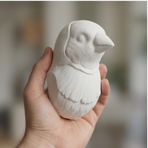 コキンチョウの壁掛けレリーフ 3Dプリント 白PLA インテリア | iichi