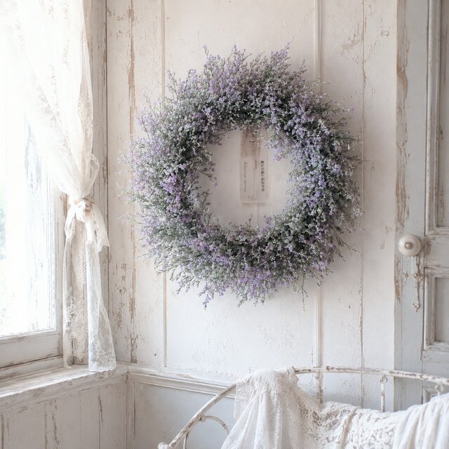 魔女の棲む森 ～champetre shabby～ dried-botanical autumn wreath