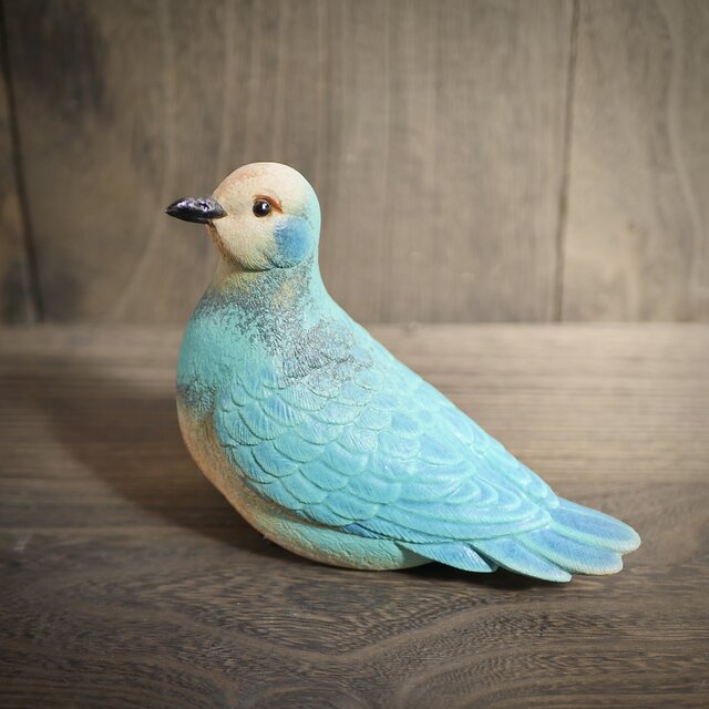 青色の鳩 no.2 | iichi 日々の暮らしを心地よくするハンドメイドや