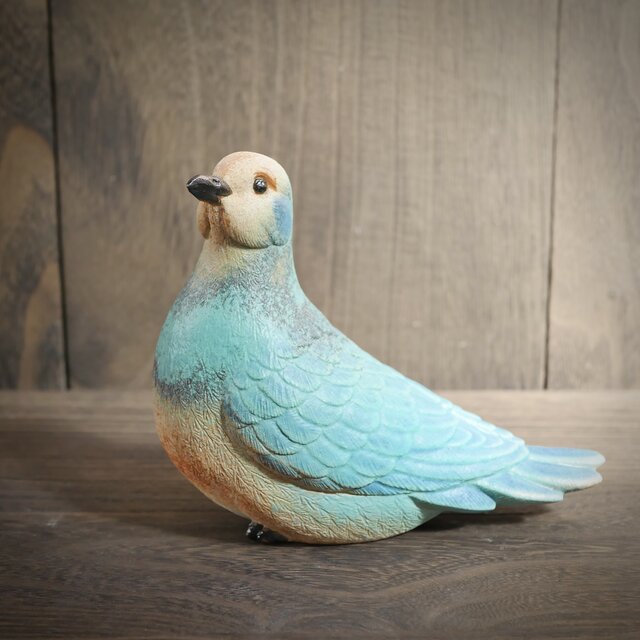 青色の鳩 no.2 | iichi 日々の暮らしを心地よくするハンドメイドや
