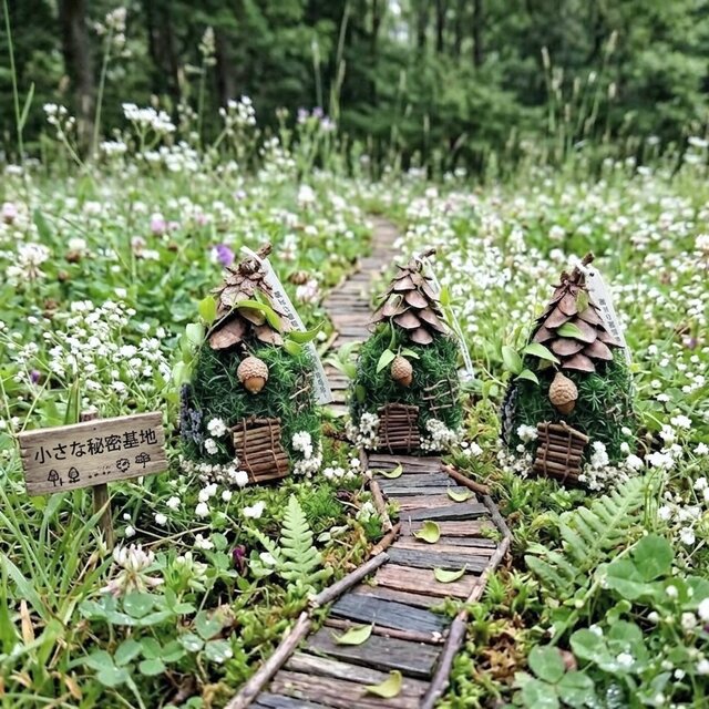 魔女の棲む森 ～小さな秘密基地 ～ dried-botanical wreath 𖤣𖤥𖠿𖤣𖤥