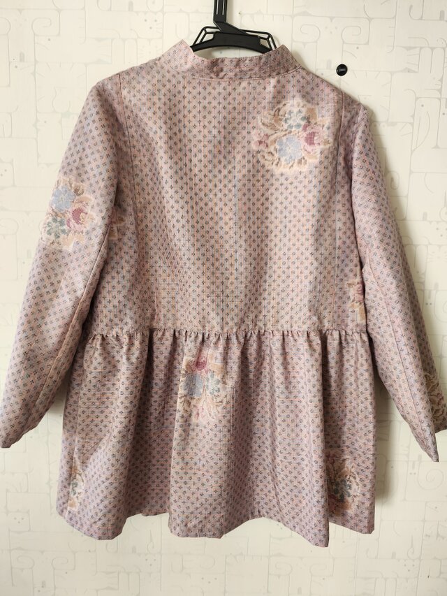 着物リメイク：チュニック 着物リメイク スタンドカラーチュニック | iichi 日々の暮らしを