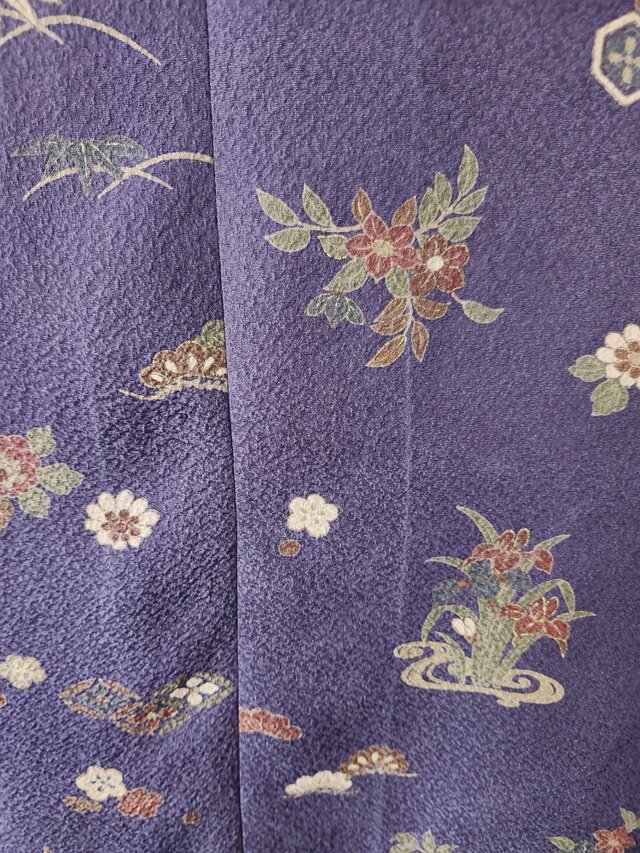 着物リメイク ロールカラーワンピース | iichi 日々の暮らしを心地よく