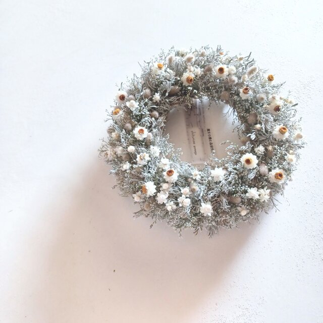 【魔女の棲む森 ～香風詩～】ドライフラワー スワッグ 魔女の棲む森 ～ blanche champêtre ～ dried-botanical autumn wreath