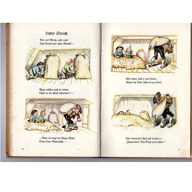 Max und Moritz ：7つのいたずらで綴る少年物語 ドイツ古書 ユーモア