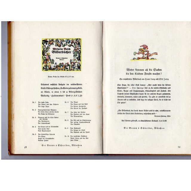 Max und Moritz ：7つのいたずらで綴る少年物語 ドイツ古書 ユーモア