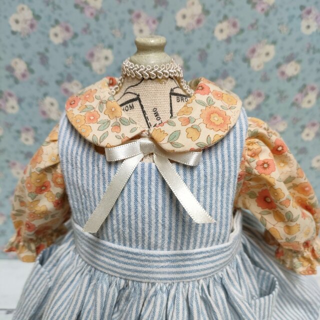 着せ替え人形の服 ㊷ <春まつ雪うさぎ> | iichi 日々の暮らしを