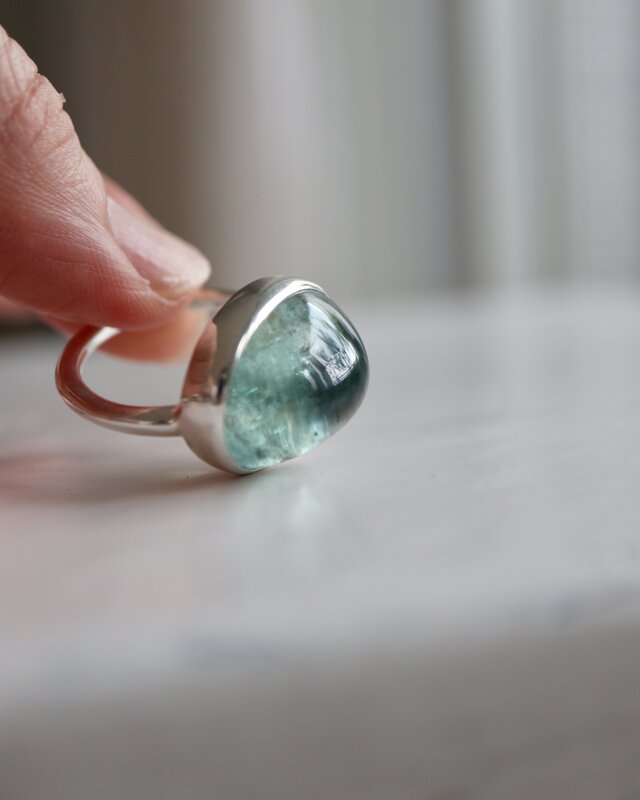 人魚のaquamarine]ring | iichi 日々の暮らしを心地よくする