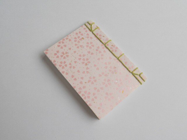 白銀本・康煕綴じ 桜吹雪(抹茶糸)の画像1枚目