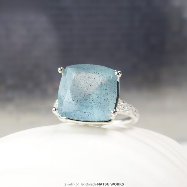 モスアクアマリン リング / Moss Aquamarine Ring 295 | iichi 日々の