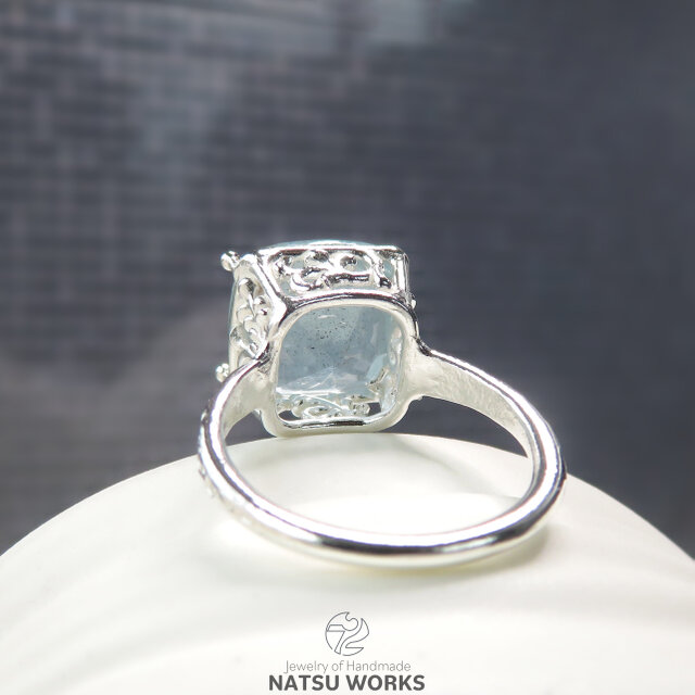 モスアクアマリン リング / Moss Aquamarine Ring 295 | iichi 日々の