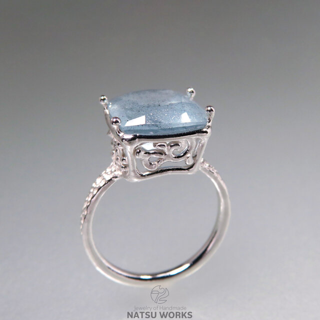 モスアクアマリン リング / Moss Aquamarine Ring 295 | iichi 日々の