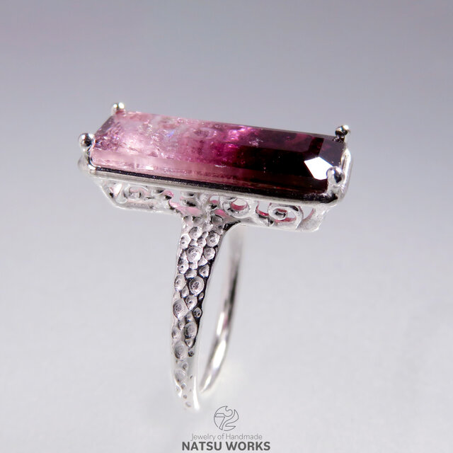 バイカラー トルマリン リング / Rubellite Pink Tourmaline Ring 300