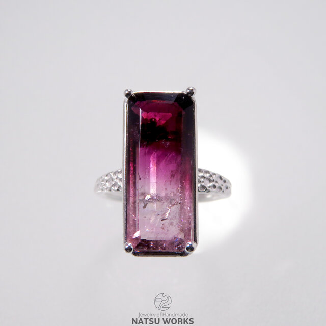 バイカラー トルマリン リング / Rubellite Pink Tourmaline Ring 300