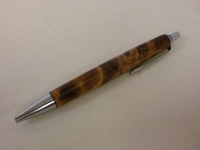 かまくらボールペン 摺り漆(栃)の画像1枚目