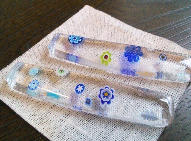 カトラリーレスト(ペア)blue flowerの画像1枚目