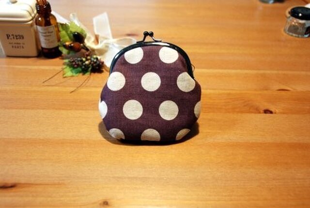 【人気商品ここに復活。】GAMAKUCHI≪à pois≫の画像1枚目