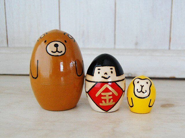 金太郎*マトリョーシカ*仲良し3人組の画像1枚目