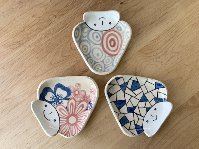 レトロなきのこ　陶器 レトロなきのこ 陶器 レトロなきのこ 陶器