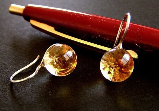 AG950 Ball Sparkle トパーズの画像1枚目