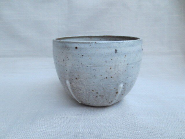 ~ma様ご予約品~カフェオレボウル(たて線柄) の画像1枚目