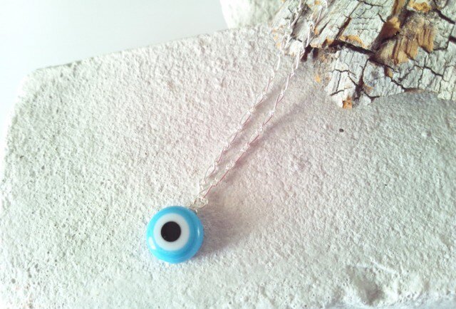 ◇邪眼除け◇Evil Eye Silver Pendantの画像1枚目