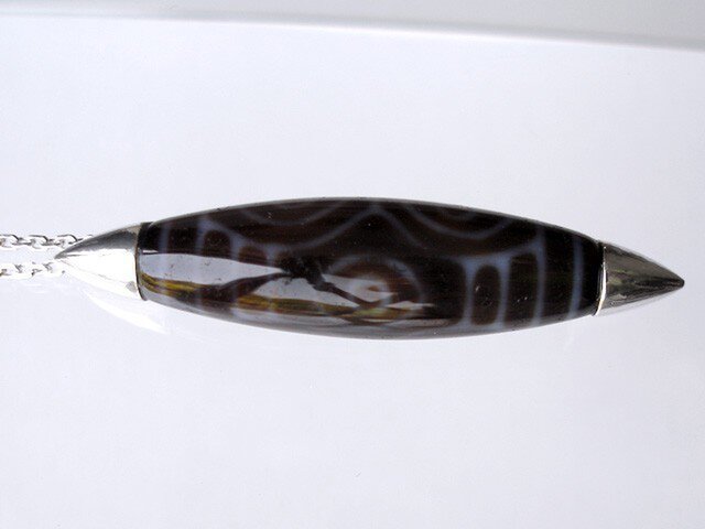 1577 ○ 龍眼天珠ペンダント 龍眼天珠 シルバーペンダント | iichi 日々の暮らしを心地よくする