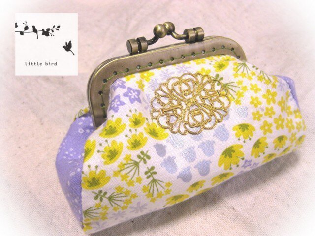 がま口 *flowers*の画像1枚目