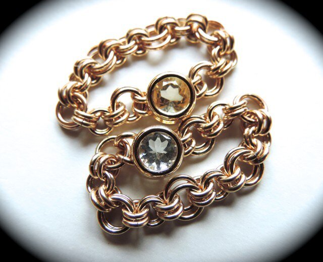 『 Sun&Aqua 』Ring by K14GFの画像1枚目