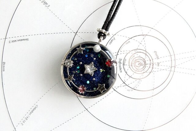 ロングネックレス・星めぐりの歌の画像1枚目