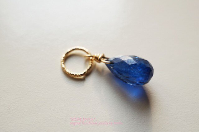 ♡14kgf♡amulet♡charm♡カイヤナイト♡の画像1枚目