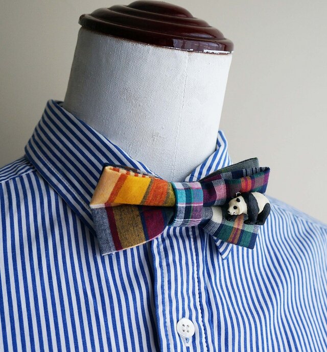 2WAY BOWTIE(panda_check)の画像1枚目