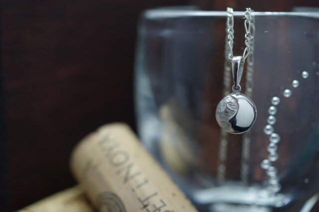 full moon necklace (SV×SV)の画像1枚目