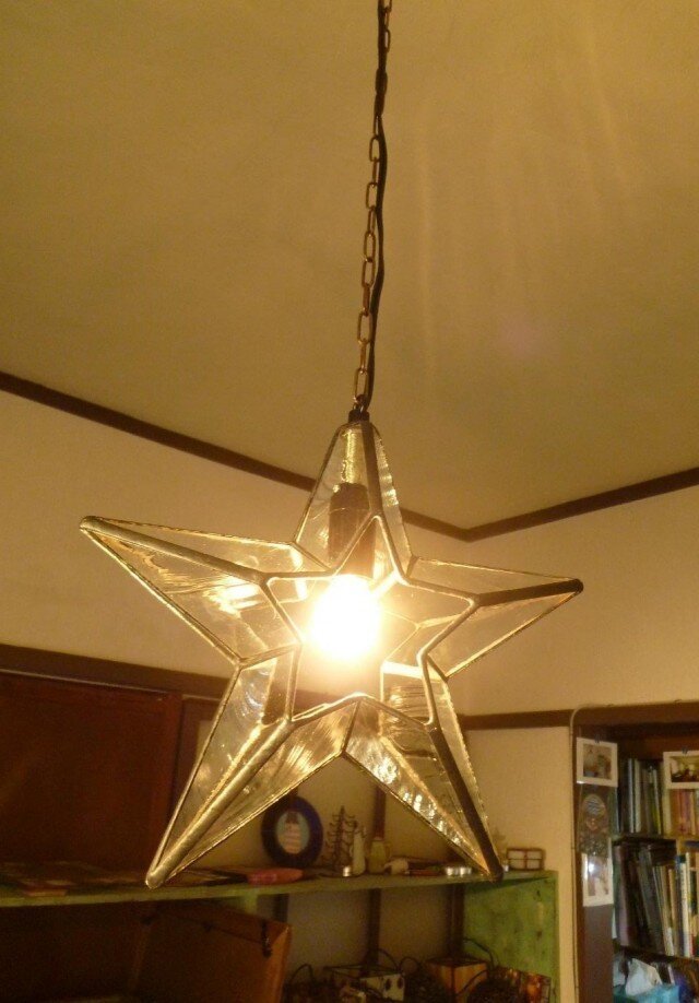 星☆彡ランプ クリア ペンダントタイプの画像1枚目