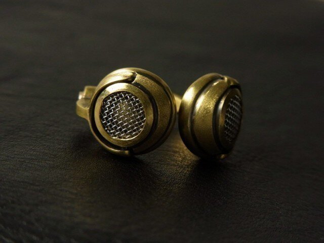 Headphone Ring - Brassの画像1枚目