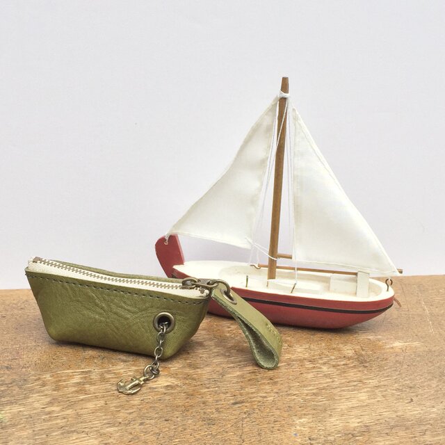 yacht-s グリーン(キーケース)の画像1枚目