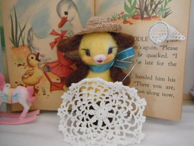 羊毛フェルト プリンなワンちゃん | iichi 日々の暮らしを心地よくする